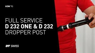 How to service the D 232 and D 232 ONE dropper post  | DT Swiss