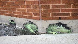 Stunning 3D Street Art by David Zinn ᴴᴰ █▬█ █ ▀█▀