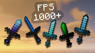 Top 10 Best PvP Texture Packs! for Minecraft! (FPS BOOST) | Java+MCPE