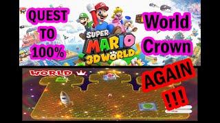 Quest to 100% - Super Mario 3D World (Wii U) - World Crown AGAIN!!! (Part 24 / 24)