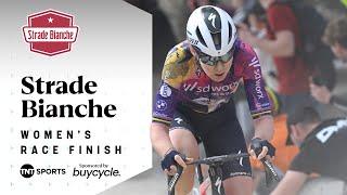 PHENOMENAL ENDING!  | Women's Final KM's Strade Bianche 2025 | TNT Sports Cycling