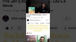 YouTuber RGB Reacts To My New Pop Single “Lifes A Movie” Go check it out #reaction #reactionvideo