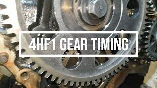 4HF1 Overhauling Gear Timing #4hf1#overhaul #gear #truck #mechanicalengineering #engine #mechanical