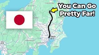 ¿Hasta dónde puedes viajar desde Tokio con ¥1.000?