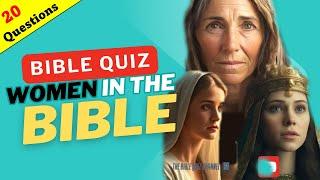 BIBLE QUIZ | Women in the Bible  #bible #quiz