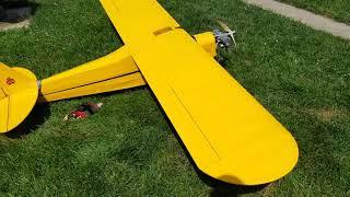 Sig 1/4 scale Piper Cub 105" RCGF 30CC Twin