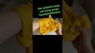 Dev yünlerle harika props lar yapabilirsiniz... #BigYarn #DevYünÖrgü #BigKnitting #ChunkyBlanket