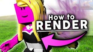 Roblox how to render your character! (w/ BLENDER!)