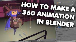 How to make a 360 animations in Blender (RE-UPLOAD)