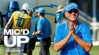 Mic'd Up: Jim Harbaugh At 2024 Training Camp | LA Chargers