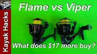 Piscifun Viper X vs Piscifun Flame - Episode 2 of 5 on the Piscifun line of Spinning Reels