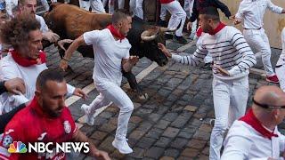 Ten injured during Monday's running of the bulls in Pamplona