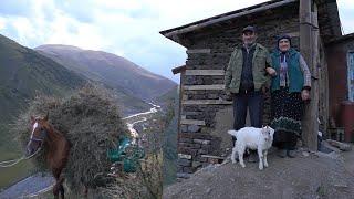 Ländliches Leben im Kaukasusgebirge in Russland. Wie die Menschen heute in Russland leben