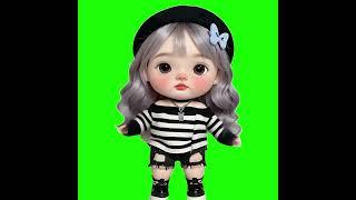 跳跳娃特效A#green#screen#特效 #綠幕 #cute #合成 #跳跳娃 #funny #素材