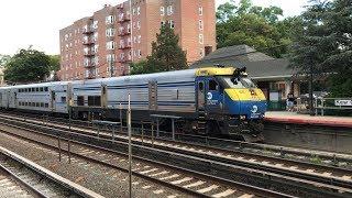 MTA Long Island Rail Road EMD DM30AC Dual-Mode Train 2737 in Electric Mode @ Kew Gardens