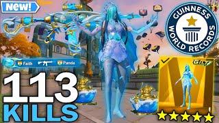113 KILLS! BEST LOOT GAMEPLAY TODAY with BEST OUTFIT in STEAMPUNK FRONTIERPUBG MOBILE