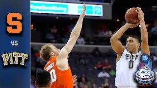 Syracuse vs. Pittsburgh 2016 ACC Basketball Tournament Highlights
