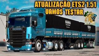 ETS2 1.51 OFICIAL - Atualização Mapa Rotas Brasil bora ver!