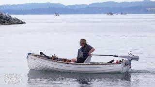 The Torqeedo Electric Outboard and a Whitehall Rowboat