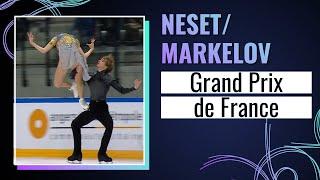 NESET / MARKELOV (USA) | Ice Dance Free Dance | Grand Prix de France 2024 | #GPFigure