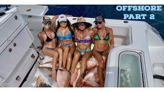 OFFSHORE in KEYWEST Part 2 with Vicky Stark, Chloe Turner, and Huntress Jen !!