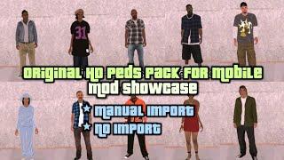 GTA SA Android: Original HD Peds Pack [Mod Showcase]