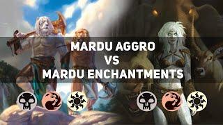 Mardu Aggro vs Mardu Enchantments | Mythic | MTG Historic