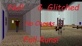 Baldi's Basics Classic Remastered: Null and Glitch Modes (No Cheats) | Tips and Endings