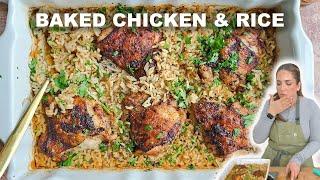 Super Easy Baked Chicken and Rice