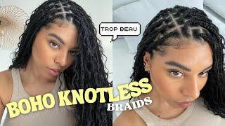 LA COIFFURE LA PLUS TENDANCE DE LÉTÉ 2023 LES BOHO KNOTLESS BRAIDS X Aligracehair