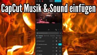 CapCut Musik und Sound einfügen und bearbeiten Tutorial