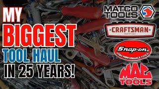 Massive Swap Meet Tool Haul! Hunting Snap-on, Craftsman, Mac, and Matco at a large flea market!