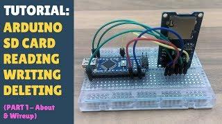 TUTORIAL: Micro SD Card Reader / Writer How to Quickly Get Started - Arduino Module DIY - Part 1