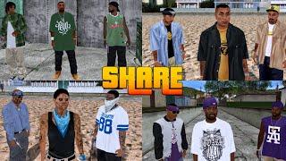 Mix Gang Skins Pack - GTA SA Android