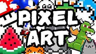 How to Make PIXEL Art! Easy Tutorial!