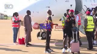 UGANDA CRANES ARRIVE IN JUBA AHEAD OF THEIR GAME WITH SOUTH SUDAN