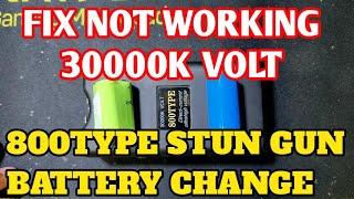 NOT WORKING FIX AT HOME 30000K VOLT 800TYPE STUN GUN/THIS DIVICE FIX EASY WAY AT HOMR IF NOT WORK