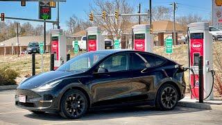 Tesla Model Y Long Range 70-MPH Highway Range Test! Perfect Conditions And A Big Number (20" Wheels)