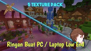 5 Rekomendasi Texture Pack FPS bost Buat PC low Kentang Kalian