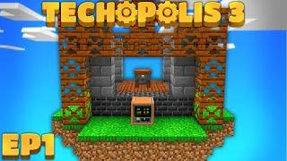 THE BEST TECH SKYBLOCK MODPACK! #1 | Minecraft Techopolis 3 [Modded 1.21.1 Questing Skyblock]