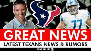 The Texans Just Got A DOUBLE DOSE Of Great News!