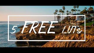 5 FREE Cinematic LUTs - Adobe Premiere, FCPX, Davinci Resolve ect.