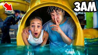 SNEAKING INTO A WATERPARK!! 