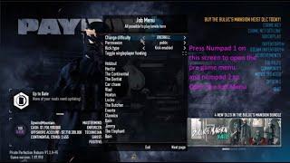 How to install a payday 2 mod menu (EASY) !! Working 2022