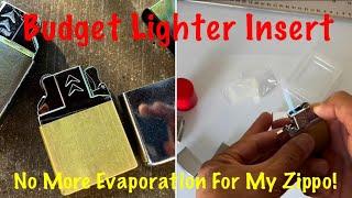 Budget Butane Lighter Insert For My Zippo Lighters.  Yusud Dual Flame. NO MORE Fuel Evaporation!