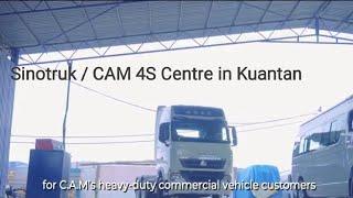 New Sinotruk truck/ CAM vehicles 4S Centre in Kuantan by Sendok Group & TTS Engineering Group