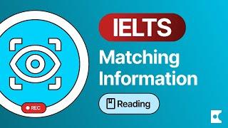 IELTS Academic Reading | Matching Information | FREE Live Lesson