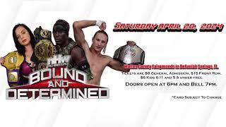 New Heights Wrestling Bound & Determined 2024 Advertisment