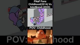 FNaF Fans 2014 Vs 2024 | FNaF Movie 2 MEME (NOT FOR KIDS)