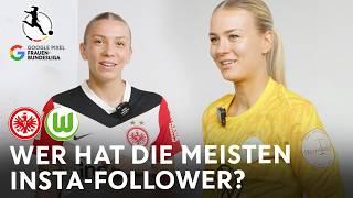 Die TOPSPIEL Challenge | Elisa Senß  Merle Frohms | Google Pixel Frauen-Bundesliga